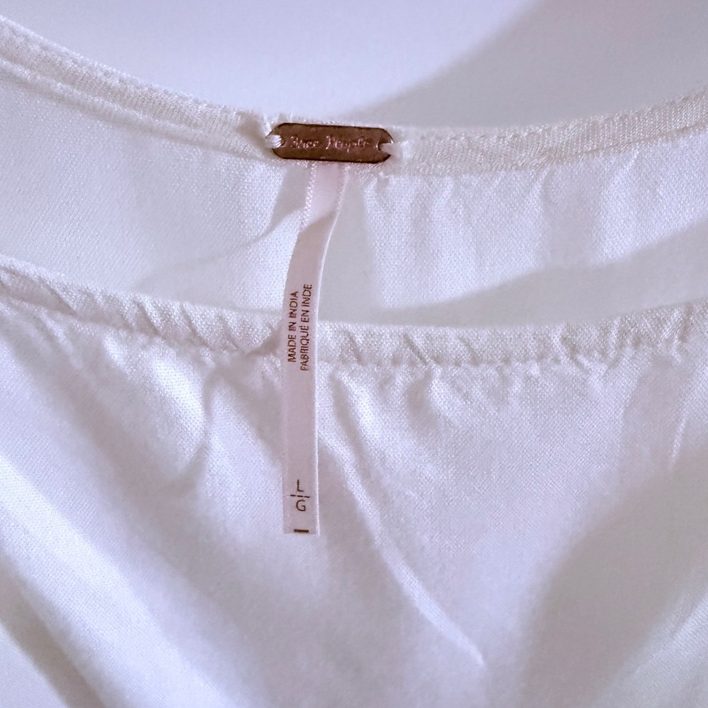 NWOT Free People mini slip dress. Super soft, adjustable straps - Picture 6 of 7